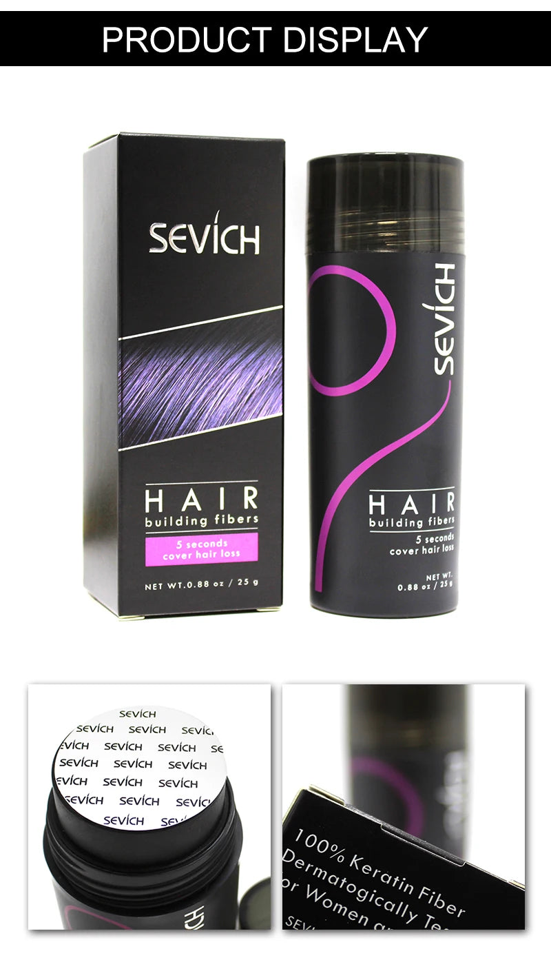 Sevich Hair Building Fibers – Thicken & Conceal